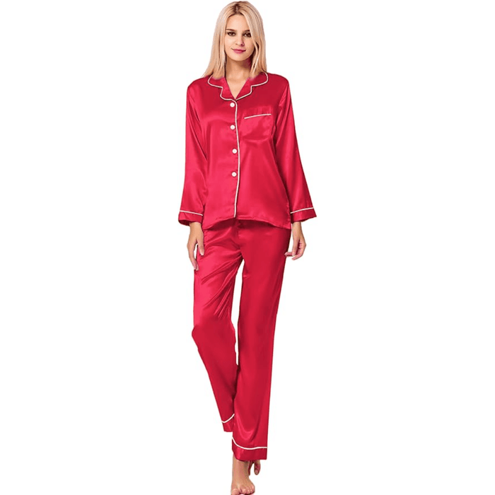 Button Down Satin Pajamas – Comfortable and Stylish Sleepwear