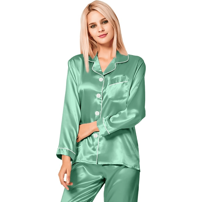 Button Down Satin Pajamas – Comfortable and Stylish Sleepwear