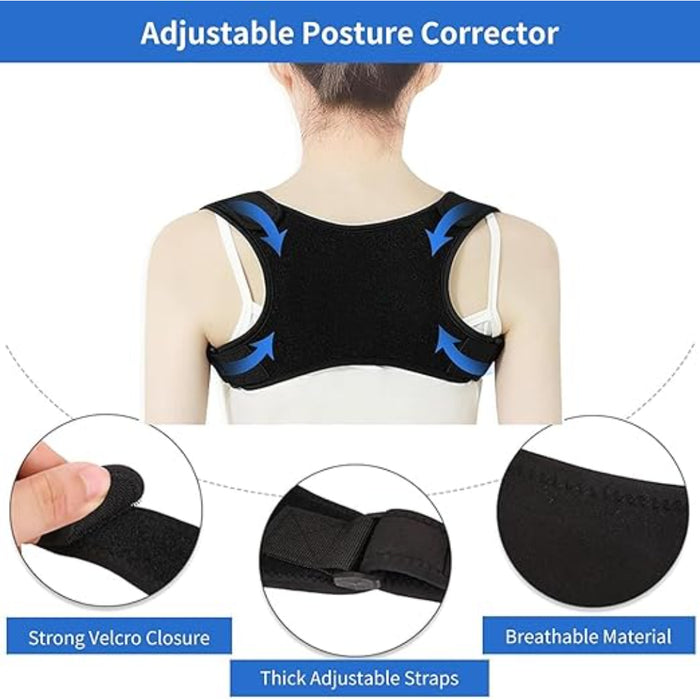 Adjustable Upper Back Support Strap