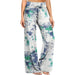 Abstract Drawstring Pajama Pants - Secret Slim Wear