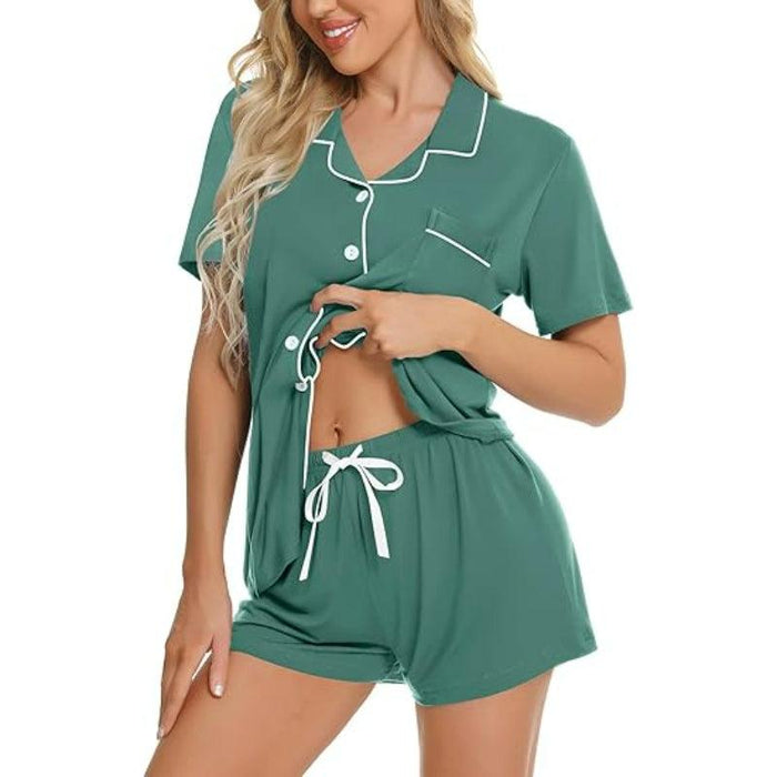 Short Sleeve Lounge Set – Comfortable and Stylish Pajama Set