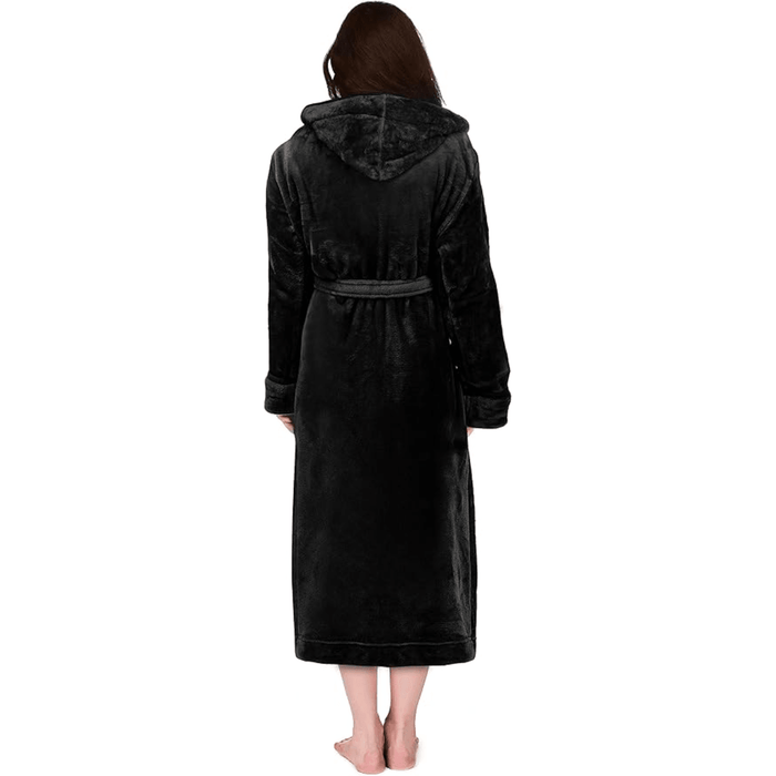 Hooded Flannel Fleece Robe – Comfortable and Cozy Lounge Wear