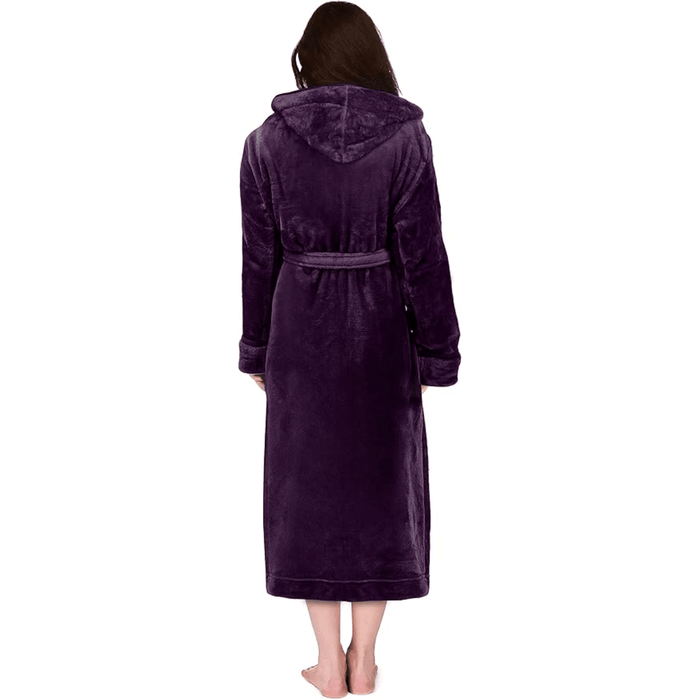 Hooded Flannel Fleece Robe – Comfortable and Cozy Lounge Wear