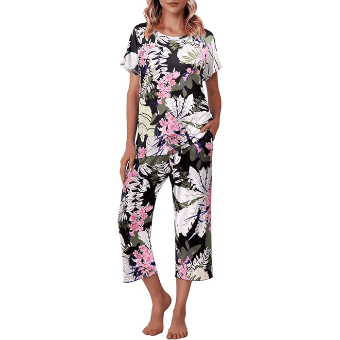 Printed Capri Pajama Sets – Comfortable and Stylish Loungewear