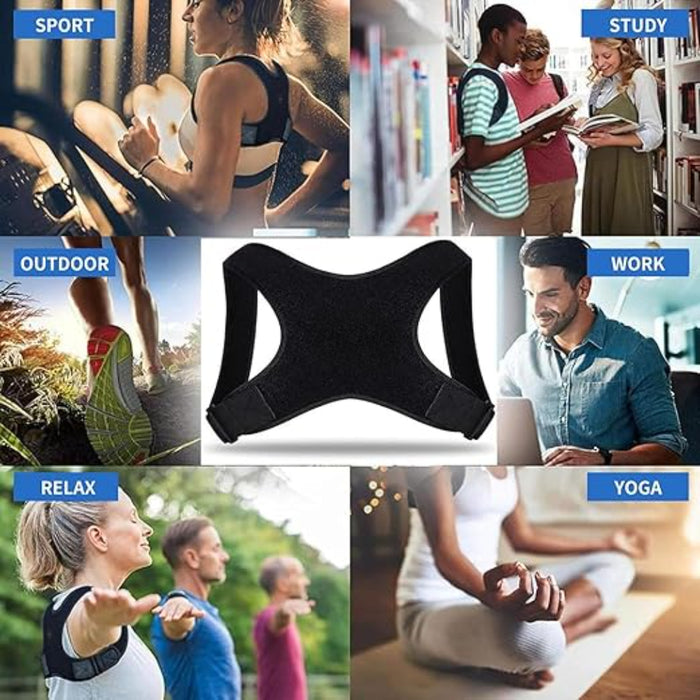 Adjustable Upper Back Support Strap