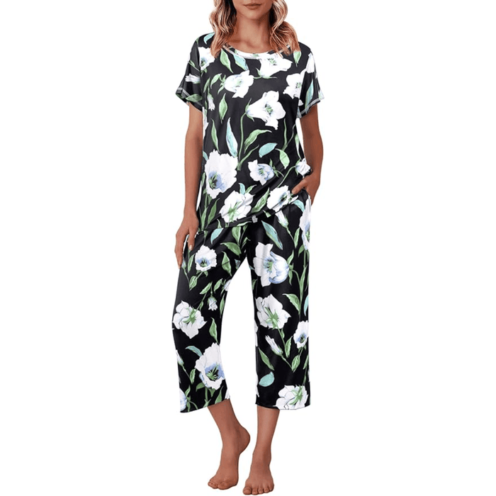 Printed Capri Pajama Sets – Comfortable and Stylish Loungewear
