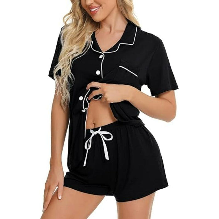 Short Sleeve Lounge Set – Comfortable and Stylish Pajama Set