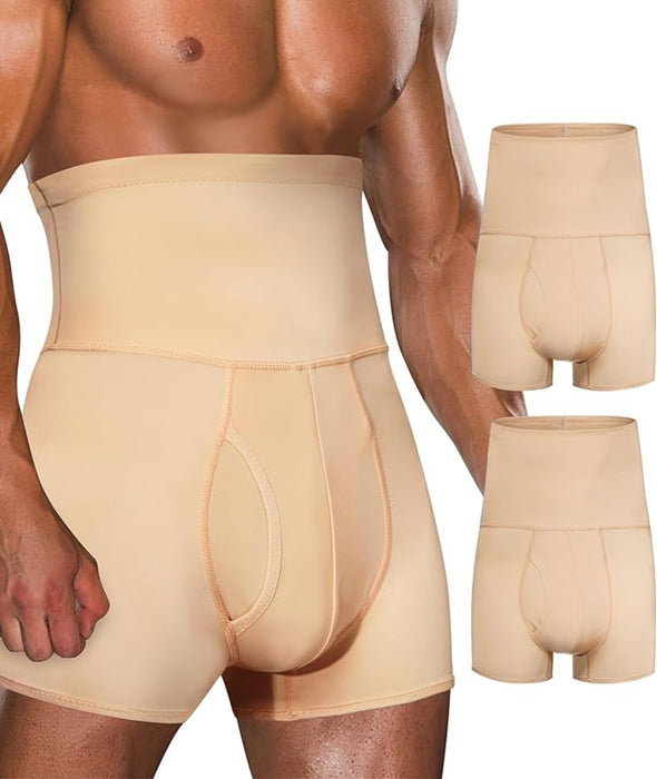 2 Piece Slimming Shapewear Compression Shorts For Tummy Control