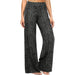 Abstract Drawstring Pajama Pants - Secret Slim Wear