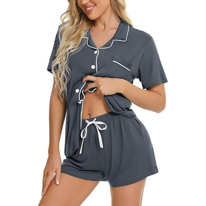 Short Sleeve Lounge Set – Comfortable and Stylish Pajama Set