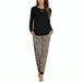 Abstract Lounge Sets With Pockets - Secret Slim Wear