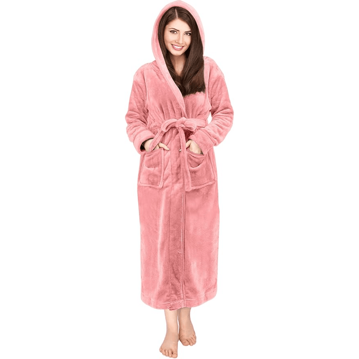 Hooded Flannel Fleece Robe – Comfortable and Cozy Lounge Wear