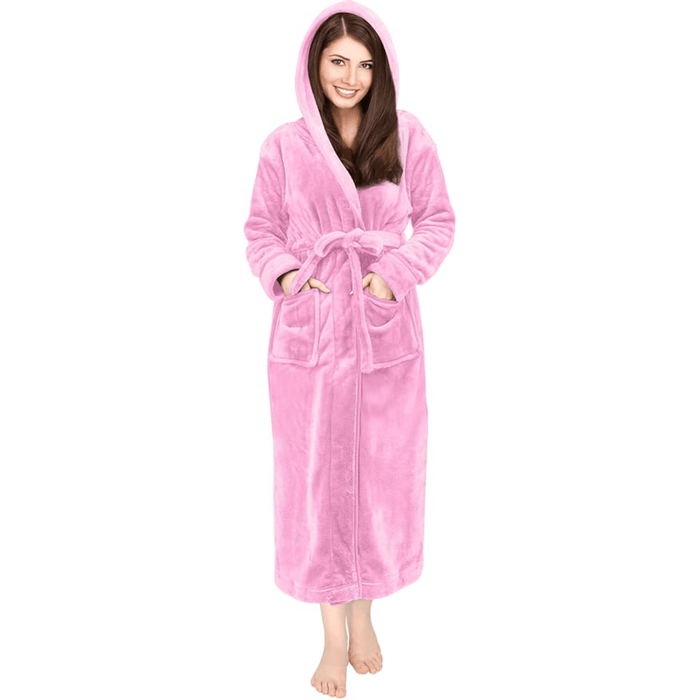 Hooded Flannel Fleece Robe – Comfortable and Cozy Lounge Wear