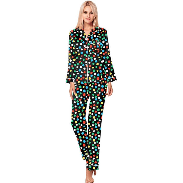 Satin Long Sleeve Pajama  - Comfortable Sleepwear and Lounge Wear