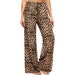 Abstract Drawstring Pajama Pants - Secret Slim Wear