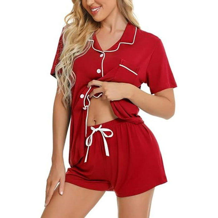 Short Sleeve Lounge Set – Comfortable and Stylish Pajama Set