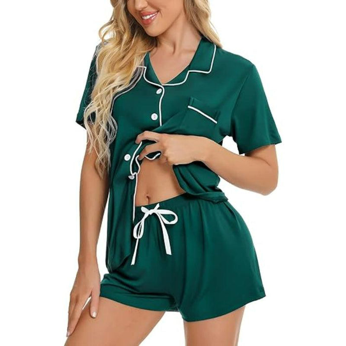 Short Sleeve Lounge Set – Comfortable and Stylish Pajama Set