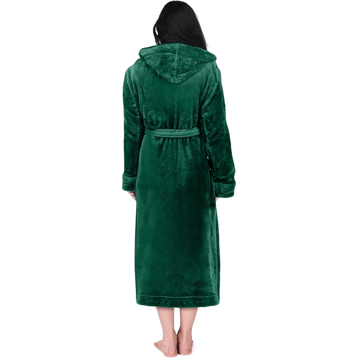 Hooded Flannel Fleece Robe – Comfortable and Cozy Lounge Wear