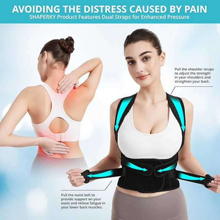 Ergonomic Posture Corrector With Padded Straps