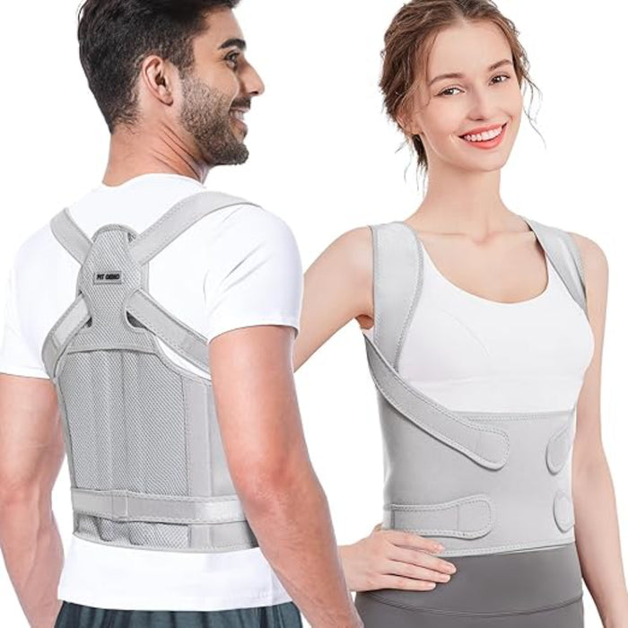 Adjustable Back Support Vest With Elastic Straps