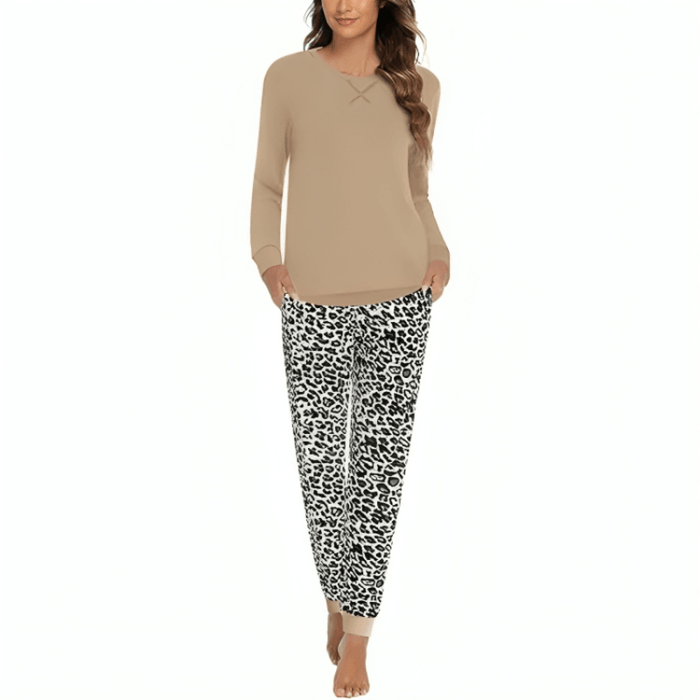 Abstract Lounge Sets With Pockets - Secret Slim Wear