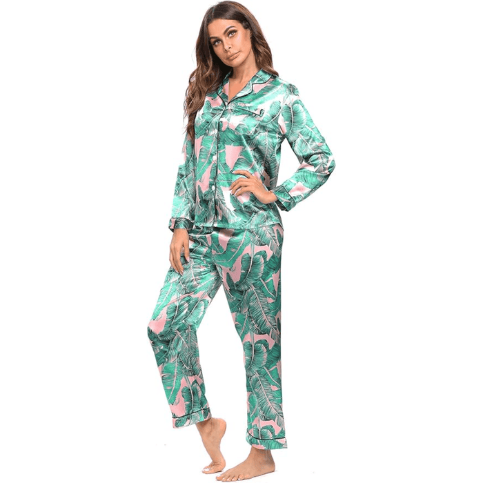 Satin Long Sleeve Pajama  - Comfortable Sleepwear and Lounge Wear