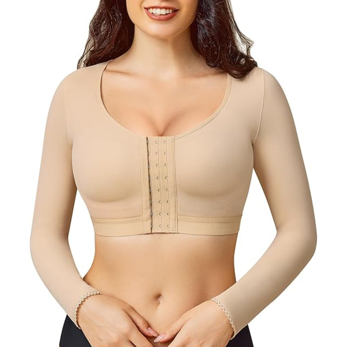 Front Closure Shapewear for Seamless Compression  and Flexible Support