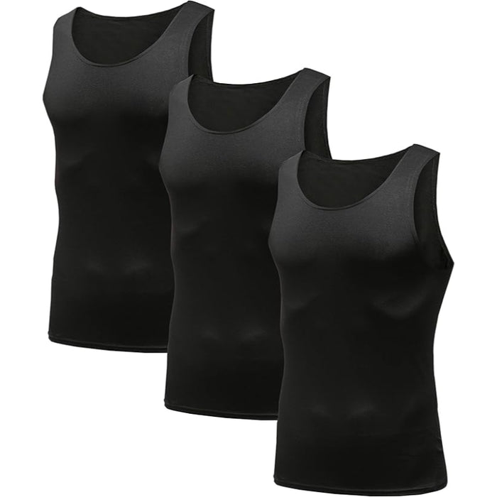 3 Piece  Compression Tank Tops For Shaping And Support