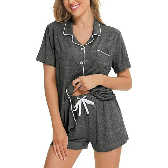Short Sleeve Lounge Set – Comfortable and Stylish Pajama Set