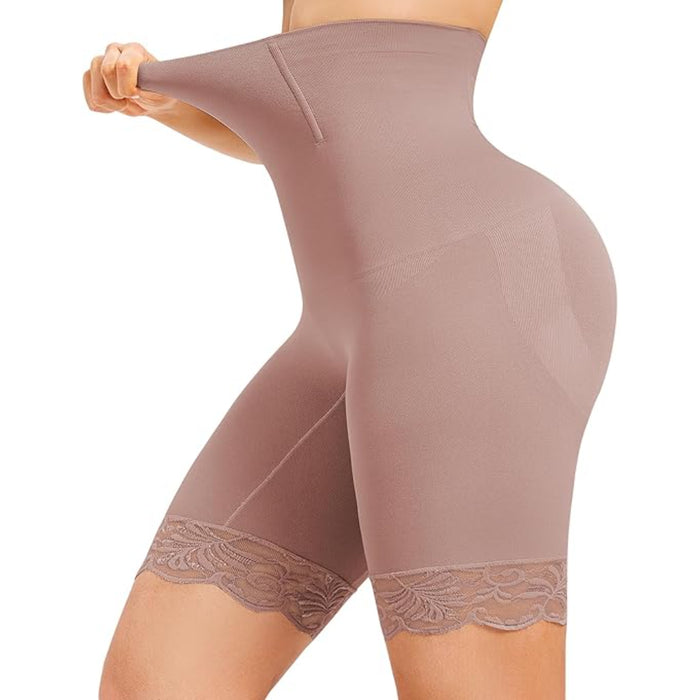 High Rise Shapewear Shorts With Flexible Compression