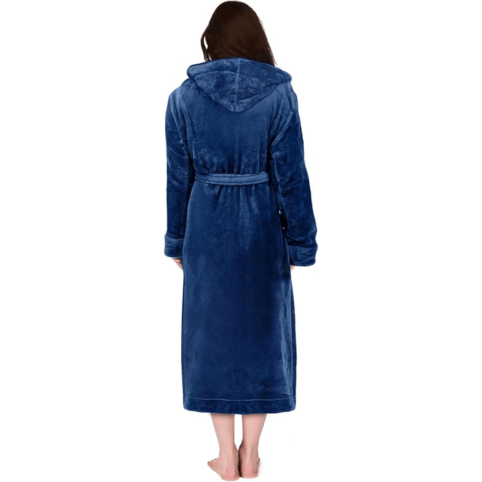 Hooded Flannel Fleece Robe – Comfortable and Cozy Lounge Wear