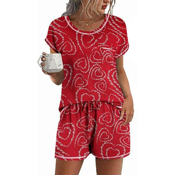 Contrast Piping Pajama Set – Comfortable and Stylish Pajama Set