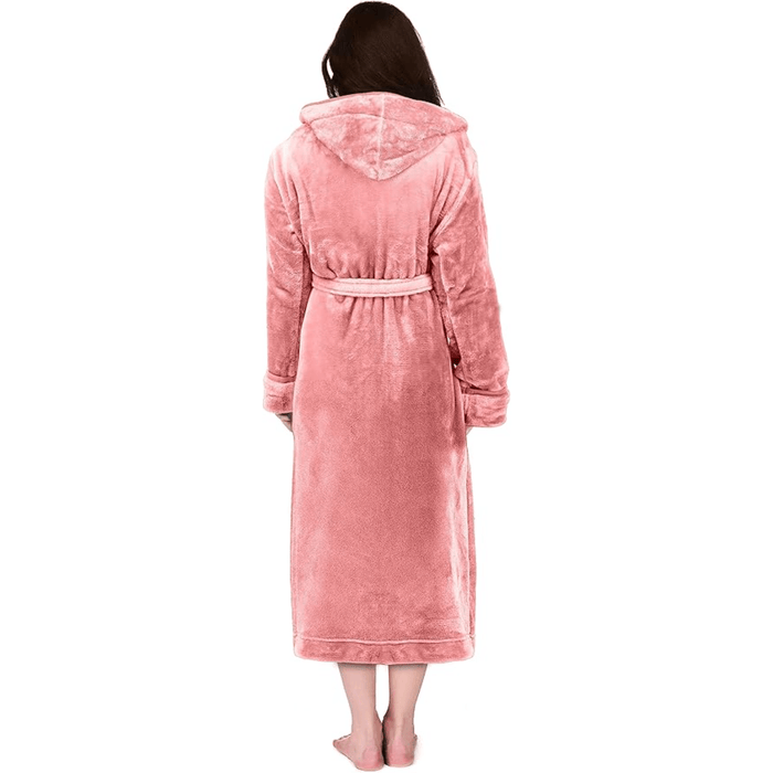 Hooded Flannel Fleece Robe – Comfortable and Cozy Lounge Wear