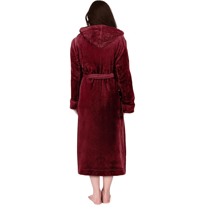 Hooded Flannel Fleece Robe – Comfortable and Cozy Lounge Wear
