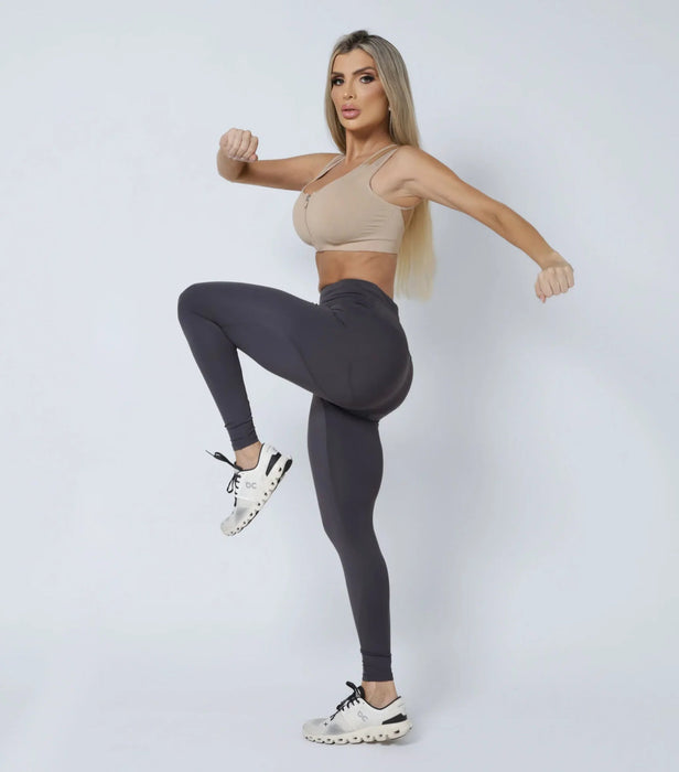 Posture Corrector Sports Bra With Zipper