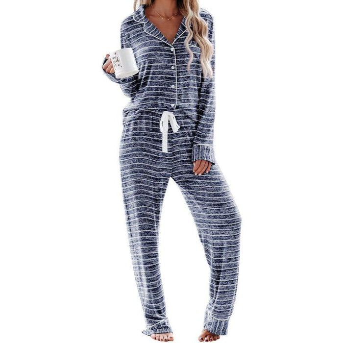 Striped Long Sleeve Set – Comfortable and Stylish Lounge Wear