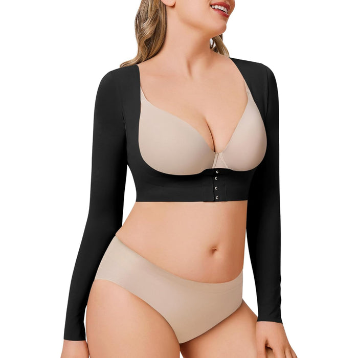 Adjustable Compression Sleeve With Hook Closure