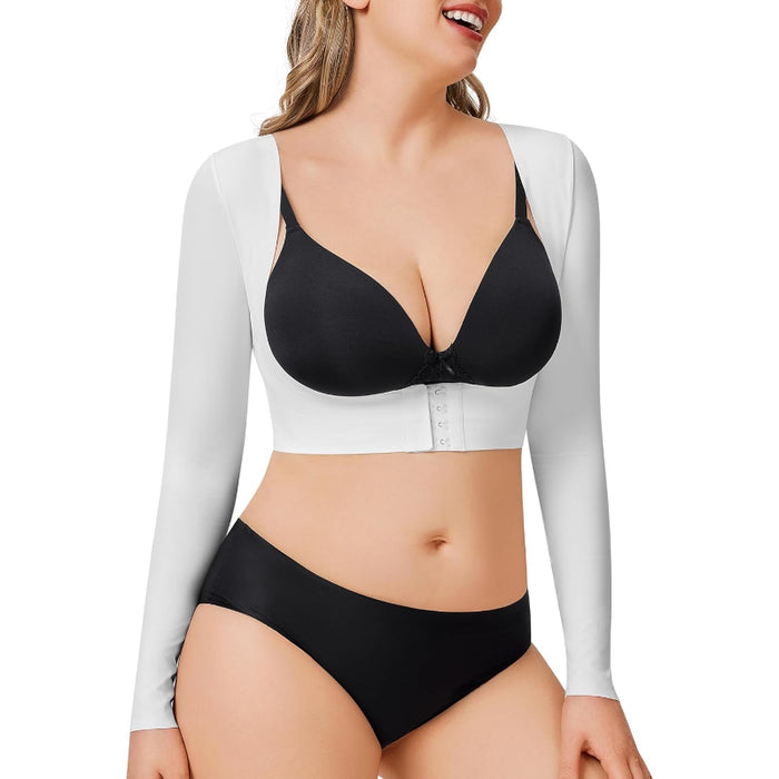 Adjustable Compression Sleeve With Hook Closure