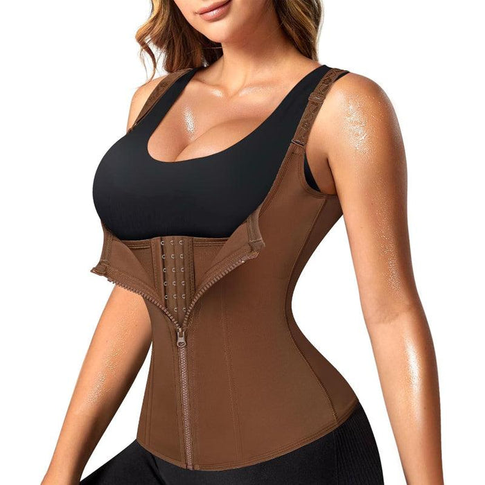 Adjustable Zipper Trainer Corset – High Compression and Flexible Wear