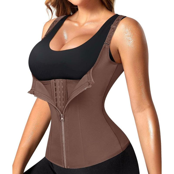 Adjustable Zipper Trainer Corset – High Compression and Flexible Wear