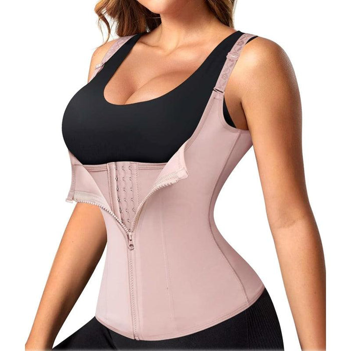 Adjustable Zipper Trainer Corset – High Compression and Flexible Wear