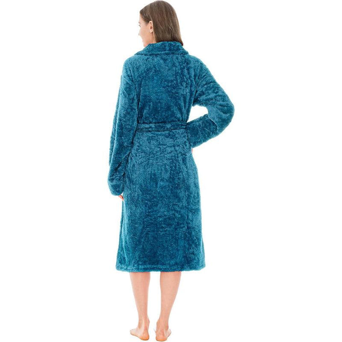 Solid Colored Plush Bathrobe – Cozy Warmth and Comfort