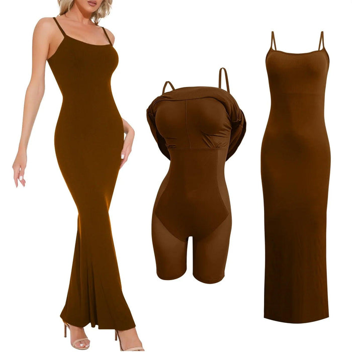 Hourglass Shapewear Bodycon Dress – Sculpt Your Curves in Style