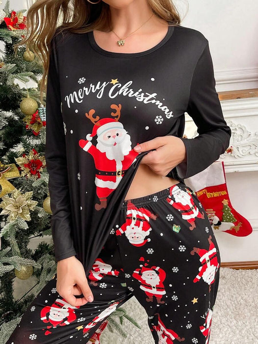 Christmas Santa Pajama Set – Festive Holiday Sleepwear