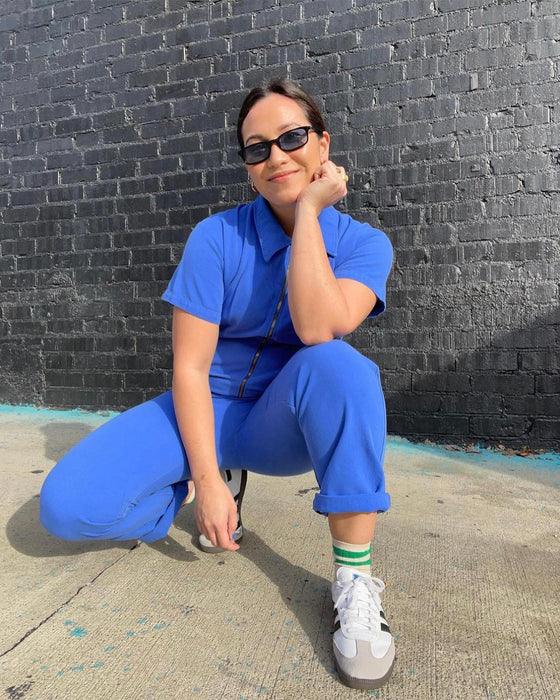 Comfy Cropped Utility Jumpsuit – Stylish, Practical, and Comfortable