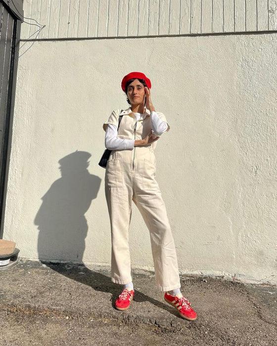 Cropped Utility Jumpsuit Outfit - Experience Comfort With Fashion