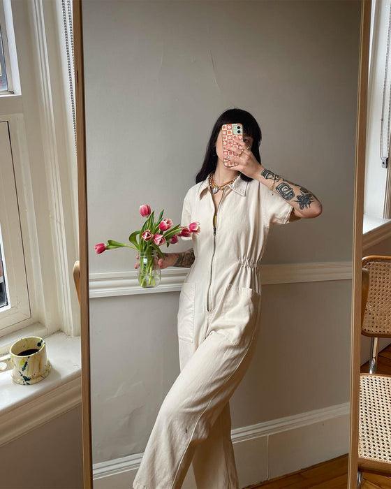 Comfy Cropped Utility Jumpsuit – Stylish, Practical, and Comfortable