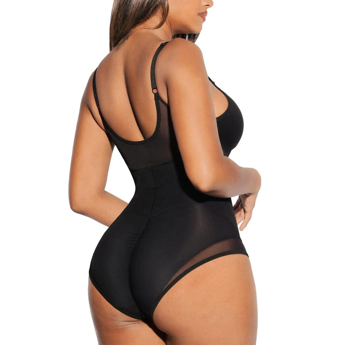 Deep V Neckline Thong Bodysuit