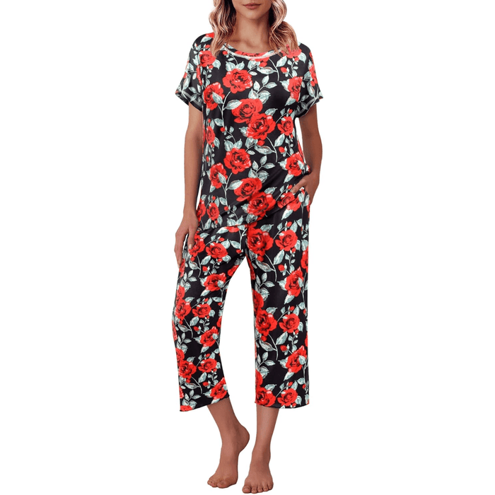 Printed Capri Pajama Sets – Comfortable and Stylish Loungewear