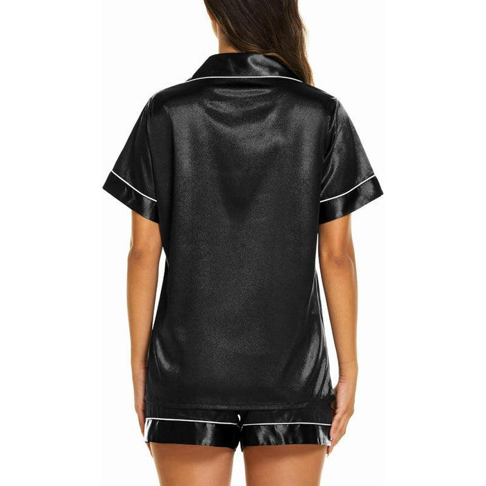 Satin Short Sleeve Set – Comfortable and Stylish Pajama Set